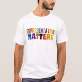 レインボー・ダイバーシティ・プライド 表現は大切 Tシャツ (正面)