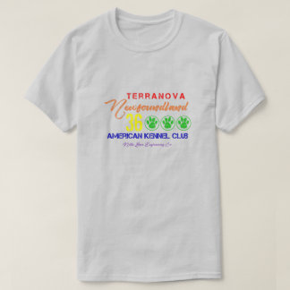 レインボー テラノヴァ ニューファンドランド Tシャツ