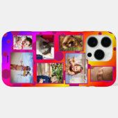 レインボー ドット 多写真入り フォンケース HAMbWG Case-Mate iPhoneケース (裏面 (横))