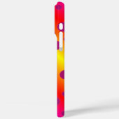 レインボー ドット 多写真入り フォンケース HAMbWG Case-Mate iPhoneケース (裏面 / 左)