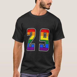 レインボー ナンバー29 チーム ジュニア ナンバリングユニフォーム Tシャツ