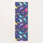 『レインボー・ナーハル・アンダー・ザ・シーガーパーソナライズされたル』 ヨガマット (裏面)