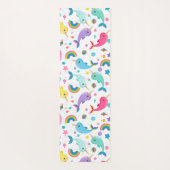 『レインボー・ナーハル・アンダー・ザ・シーガーパーソナライズされたル』 ヨガマット (裏面)