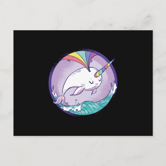 レインボー・ナーホエール ポストカード (正面)