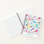 『レインボー・ナーホール・アンダー・ザ・シー・ガパーソナライズされたールズN』 ノートブック (内部)