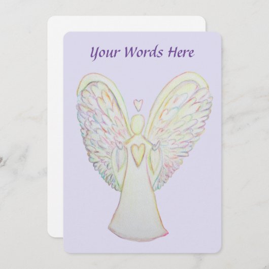 レインボー ハーツ ガーディアン エンジェル オーダーメイド 招待状 (正面/裏面)