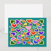 レインボー ハーツ ポストカード (正面/裏面)