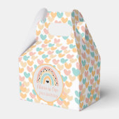 レインボー&ハート1st誕生日パーティー フェイバーボックス (裏面サイド)