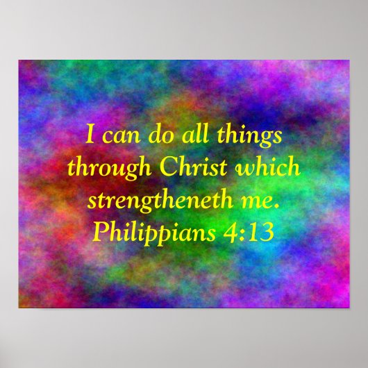 レインボー・バイブルの詩のポスターphil.413 ポスター (正面)