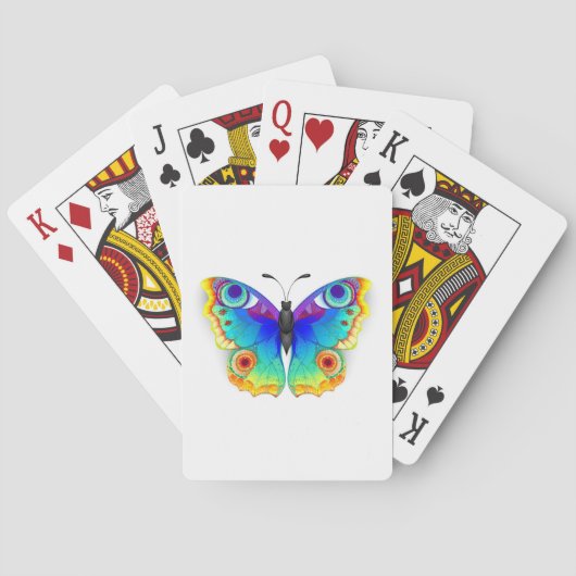 レインボー・バタフライ・ピーコック・アイ トランプ (裏面)