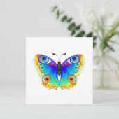 レインボー バタフライ ピーコック アイ 招待状 (スタンド正面)