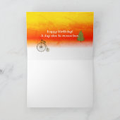 レインボー·バルーンとエッフェル·タワー カード (内部)