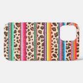 レインボー ヒョウ柄 モダン ガーリー アニマル 模様 Case-Mate iPhoneケース (裏面 (横))