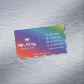 レインボー・ビジネス・カード マグネット名刺 (インサイチュ)