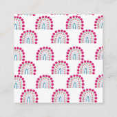 レインボー・ビープル・カード エンクロージャーカード (裏面)