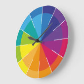レインボー・ピュアリスト ラージ壁時計 (傾斜)