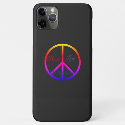 レインボー·ピース·サイン Case-Mate iPhoneケース (裏面)