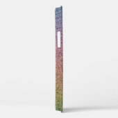 レインボー フォー グリッター パターンイニシャル 名前 Case-Mate iPhoneケース (裏面 / 右)