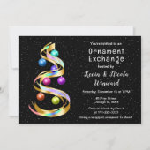 レインボー・ブラック・クリスマス装飾品取引所 招待状 (正面)