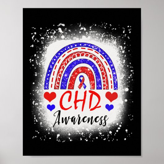 レインボー ブリーチ CHD 先天性心疾患 啓発 ポスター (正面)