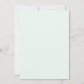 レインボー ペイント フォリアージュ ウェディング 招待状 (裏面)