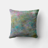 レインボー マルチ カラー クリスタル ロック マーブル クッション (裏面)