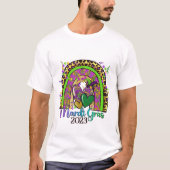 レインボー マルディグラ Tシャツ (正面)