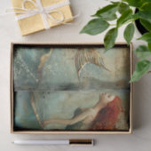 レインボー・マーメイド絵を描のデコパージュ 薄葉紙 (ギフト)