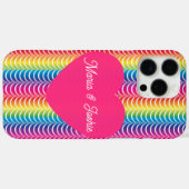 レインボー マーメイド プライド ハート Case-Mate iPhoneケース (裏面 (横))