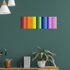 レインボー&モア、色の宇宙47色合い ポスター