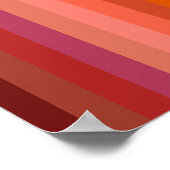 レインボー&モア、色の宇宙47色合い ポスター (角)