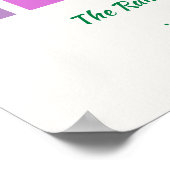 レインボー&モア、色の宇宙49階調 ポスター (角)