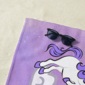 レインボー&ユニコーンデザインビーチタオル ビーチタオル (インサイチュ)