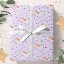 レインボー ユニコーン パープル オーダーメイド クリスマス