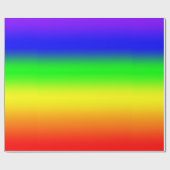 レインボー ラッピングペーパー (フラット)