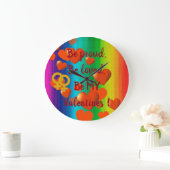 レインボー・ラブ・ウーマン ラージ壁時計 (ホーム)