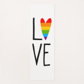 レインボー·ラブ ヨガマット (正面)