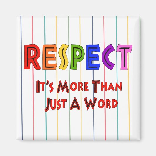 レインボー・リスペクト マグネット (正面)