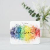 レインボー レズビアン ゲイ LGBT 招待状 (スタンド正面)