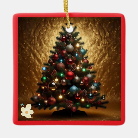 「レインボー・レベリー」 セラミックオーナメント (正面)