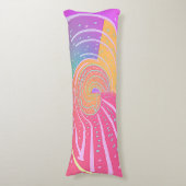 レインボー ヴォルテックス スワール  ボディピロー (正面縦)