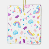 レインボー – 信じイン魔法 セラミックオーナメント (左)