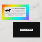 レインボー 名刺 (正面/裏面)