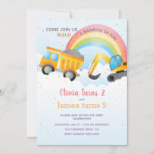 レインボー&建築共同バースデーパーティー 招待状 (正面)