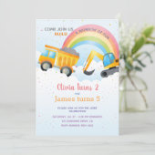 レインボー&建築共同バースデーパーティー 招待状 (スタンド正面)