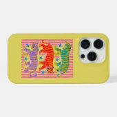 レインボー 虎の夢 iPhoneケース (裏面横)
