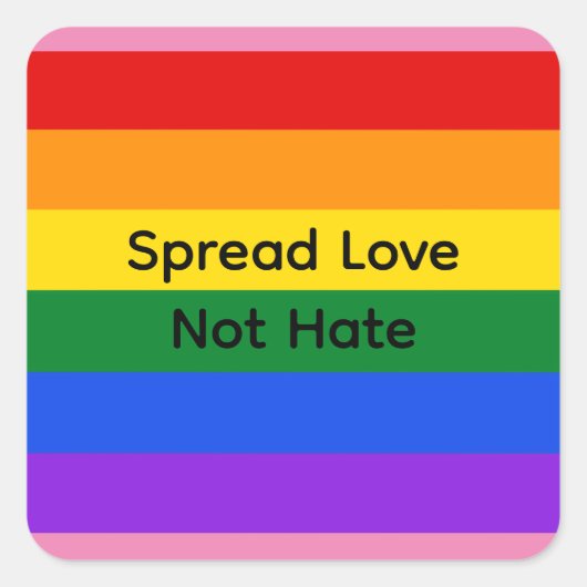 レインボー#1-2シール スクエアシール (正面)