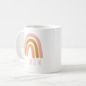 レインボー#1 MOM with NAMES Coffee Mug コーヒーマグカップ (正面左)