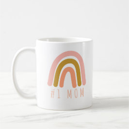 レインボー#1 MOM with NAMES Coffee Mug コーヒーマグカップ