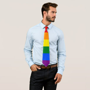 レインボー(LGBT)国旗 ネクタイ